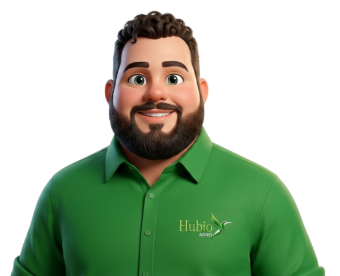 Hubinho, atendente da Hubio Agro